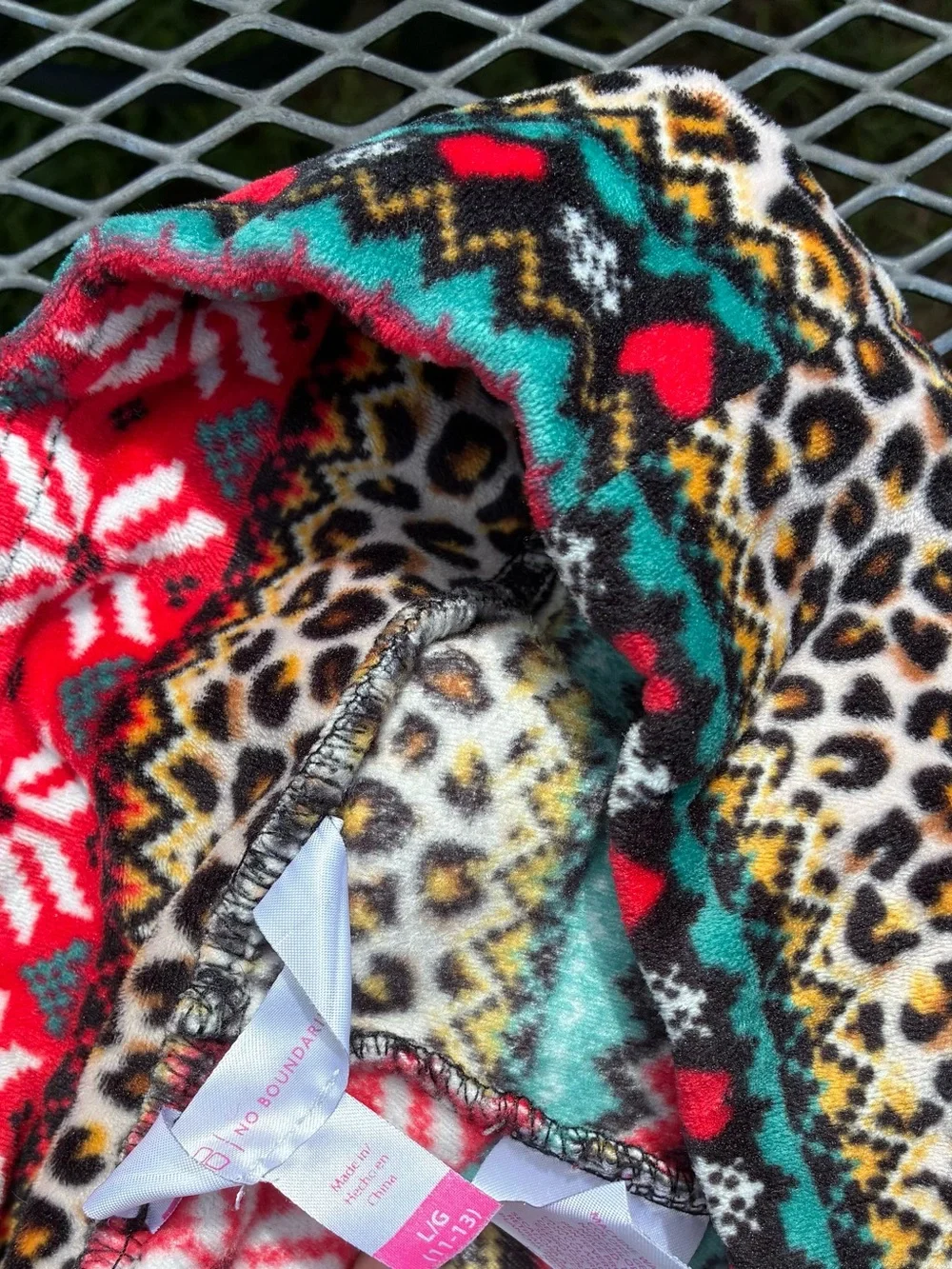 Kids Holiday Leopard Print Leggings